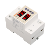 SINOTIMER VA-Protect SVP-726 Protecteur de courant à large plage de tension 40A/63A, affichage LED double, relais de protection contre les surtensions réglable