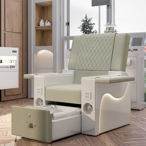 2025 <b>Portable</b> Foot Spa Pedicure Chair with Massage, LED Lighting & Foot <b>Bath</b>, Ideal for Beauty Salons and Home Use - Product Image 1