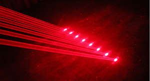 8 yeux simple tête mobile rouge projecteur laser lumière DMX512 contrôleur DJ professionnel scène lumière Disco fête de mariage lumière - Product Image 5