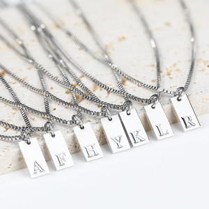 Luxury Tiny Alphabet Charm <b>Cross</b> Border Multi Exclusive Low Minimum Order E-coating Protection Accurate Precision Stamped Detail - Product Image 4