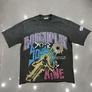 <span class=keywords><strong>Abbigliamento</strong></span> Streetwear Stile Americano con Consegna Rapida, <span class=keywords><strong>Tendenza</strong></span> Moda con Stampe, Magliette a Maniche Corte da <span class=keywords><strong>Uomo</strong></span> - Product Image 1