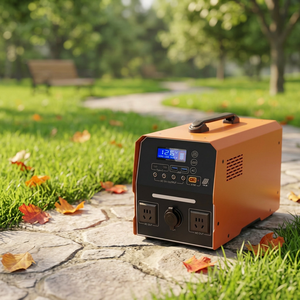 Station d'alimentation solaire portable avec batterie LiFePO4 ou station de location de batteries externes pour le camping en extérieur et les situations d'urgence - Product Image 1