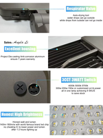 Lampe de parking LED ETL DLC avec capteur photocellule, 3 CCT couleurs, 3 puissances 120-347V 480V, éclairage extérieur LED pour rue 300W 250W 200W