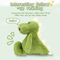 Peluche-Caméra cachée Yeux Mignon Grand Loup Jouets Noms Jouet Pingouin Parlant Lèvres-Synchronisation Interactive Peluche Jouet