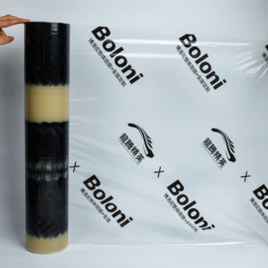 Film de protection en PE auto-adhésif <span class=keywords><strong>sans</strong></span> papier de protection, épaisseurs personnalisées disponibles pour la décoration de tapis, film de protection - Product Image 1