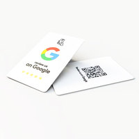 Carte d'examen Google personnalisée étanche programmable Smart NFC 213 URL d'encodage avec autocollant