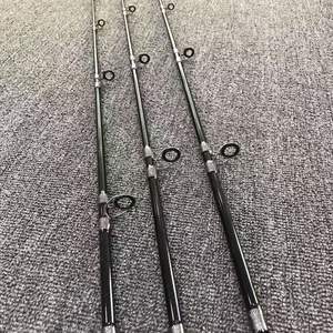 Canne à <span class=keywords><strong>pêche</strong></span> au poisson-chat d'eau douce Canne à <span class=keywords><strong>pêche</strong></span> lourde Baitcasting en carbone 6'8 2.1m H 2.28m 7'6 XH 2 sections Canne à tête de serpent - Product Image 4