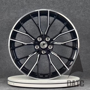 Jantes <span class=keywords><strong>DATC</strong></span> T6061 forgées 18x8.5, concaves profondes, légères, multi-branches, noir brillant, TUV 5x112/5x114.3/5x120 pour BMW X5 XDrive40i - Product Image 3