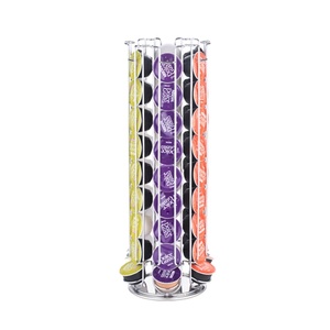 48 pièces tournant <span class=keywords><strong>Dolce</strong></span> <span class=keywords><strong>Gusto</strong></span> <span class=keywords><strong>capsule</strong></span> support chromé. - Product Image 1