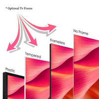 TV personnalisable 19 22 24 26 32 pouces fabricant télévision LED 32 pouces Smart TV système Android résolution 4K UHD