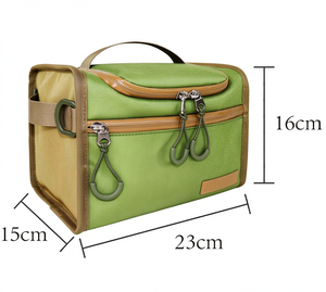 Sac isotherme portable pour aliments avec logo personnalisé, durable, en nylon/polyester/PU 900D, isolation, fermeture éclair étanche - Product Image 3