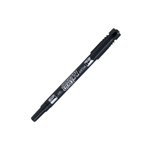 ปากกามาร์คเกอร์ MEF-12EU แบบหัวคู่ ชนิดน้ำมัน ขนาด 0.4 มม. หัวเล็กพิเศษ 0.5 มม. หัวแหลม 12 สีสดใส กันน้ำ แห้งเร็ว - Product Image 2