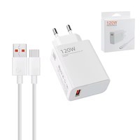 Chargeur USB super rapide 120W 67W avec câble 6A, chargeur mural rapide, adaptateur secteur pour Xiaomi