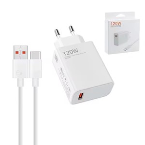 Chargeur USB super rapide 120W 67W avec câble 6A, chargeur mural rapide, adaptateur secteur pour Xiaomi - Product Image 6
