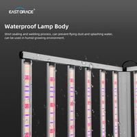 Barre de culture LED puissante à spectre complet IP65 pour usage commercial, 4*6 pieds, 1000W 1200W, pliable, pour système de culture verticale
