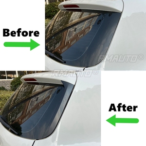 2Pcs Gloss Black Car Rear Window Side Spoiler Wing <b>Splitter</b> for Volkswagen Tiguan MK1 2007-2016 Car Accessories - Product Image 6