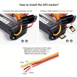 Sinotrack ST-901 4สายรถมอเตอร์ไซค์ GPS อัจฉริยะ, อุปกรณ์ตัด/ดำเนินการต่อ - Product Image 3