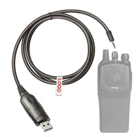 Cable de Programación USB para Walkie Talkie EP450, Compatible con GP3688 CP200 CT150 CT250 CT450, Reemplazo de RLN4008 PMKN4004, Línea de Escritura de Frecuencia
