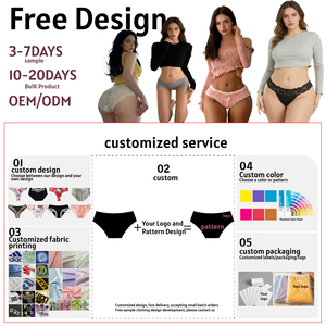 Braguitas de Algodón 100% para Mujer, Estilo Hipster, con Estampado Digital de Rosas, Cintura con Lazo, Sin Costuras, de Tiro Bajo, Antibacterianas - Product Image 5