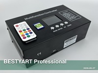 BESTYART/ Contrôleur multifonctionnel pour éclairage de piste de danse LED 12 ports avec DMX/télécommande