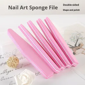Elmas şeklindeki sünger tırnak törpüsü çift taraflı 80 # Grit 10-Piece tırnak şekillendirme ve parlatma aracı seti - Product Image 4