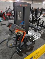 Appareil de fitness réglable en acier pour hanches et jambes, à charge par pignon, avec trajectoire de mouvement, pour la musculation, doté d'une conception ergonomique