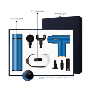 Frasco de vacío corporativo de lujo personalizado al por mayor + masaje ocular + pistola de masaje conjunto de regalo de negocios - Product Image 1