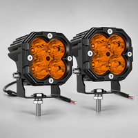 Feux de travail LED super lumineux 3000LM 30W IP67 étanches, pour la conduite, le travail, les 4x4, 12V, 3 pouces, pour voitures, camions, UTV, ATV, tout-terrain, tracteurs