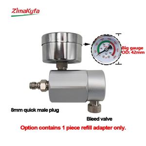 Adaptador de Carga de Aleación de Aluminio Zimakyfa para Cilindros de CO2 Soda Quick Connect DUO Terra Art Sparkling Club con Conector Rápido de 8mm - Product Image 4