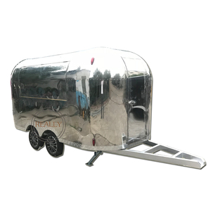 รถขายอาหารเคลื่อนที่ทำจากสแตนเลสรถขายอาหารสุนัขร้อนพิซซ่ากาแฟไอศกรีม - Product Image 6