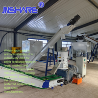 Machine de fabrication de granulés de biomasse à haute efficacité industrielle 250~350 kg/h à partir de déchets agricoles