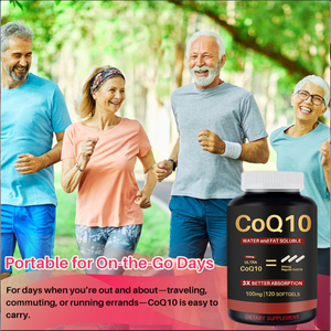 ओएम कोएंजाइम क्यू 10 पूरक, कोएंजाइम कोक्यू 10 नरम - Product Image 5