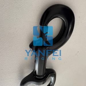 Moschettoni Girevoli in Ottone Nero Elettroforetico per Guinzagli per Cani - Product Image 3