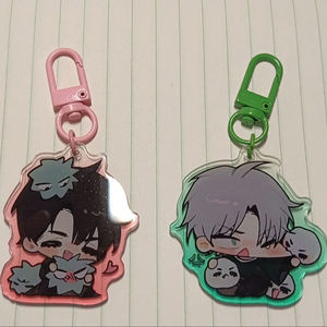 Lote de 2 Llaveros Acrílicos 3D de Doble Cara de Alien Stage Anime Ivan Till Ivti, para Coche, Mochila, Bolso, Regalo de Cumpleaños para Estudiantes - Product Image 2