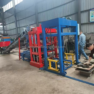 Machine à fabriquer des briques en ciment et sable QT4-20, machine à fabriquer des pavés, liste de prix des machines à fabriquer des blocs au Nigeria - Product Image 1