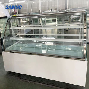 Vitrine d'affichage de gâteau de vente directe d'usine refroidisseur commercial réfrigérateur à gâteau refroidi par air vitrine de boulangerie - Product Image 1