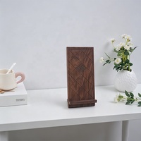Support de bureau en bois pour téléphone, organisateur de rangement moderne et minimaliste
