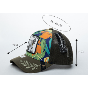 Cappello Trucker Fronchie a 6 Pannelli in Rete Traspirante Unisex per Adulti Casual Primavera Estate con Stampa Sublimatica e Ricamo sul Pannello Frontale - Product Image 1