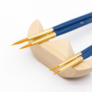 ชุดแปรงวาดภาพสีน้ำสำหรับศิลปิน ขนแปรงไนลอนละเอียดพิเศษ แบบกำหนดเอง 10 ชิ้น - Product Image 3