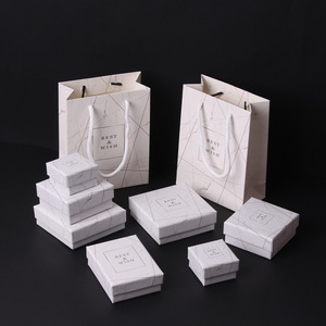Boîtes en carton de haute qualité pour l'emballage, style marbre, mini boîte à bijoux, personnalisation en gros, boîtes à bijoux en papier - Product Image 3