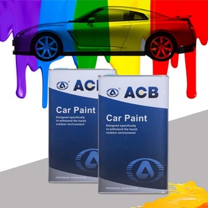 Glitter Gold Pearl Auto <b>Paint</b> 1K Base Color Coat Acrylic Pigment High Solid Car <b>Paint</b> With Metallic Silver Colors - Product Image 5