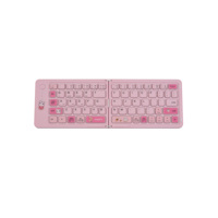 GEEZER Keyboard Lipat Kompak Z1 Keyboard Portabel Ukuran Saku Nirkabel untuk Ponsel