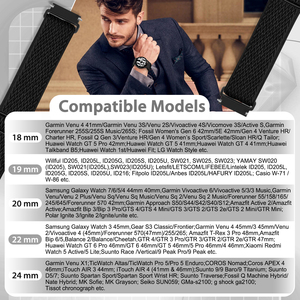 Correas de reloj de nailon elástico de 24 mm con hebilla para Venu X1/Suunto 9/9 Baro/D5/7/M9/TicWatch Altas/Pro 5/Pro 5 Enduro - Product Image 2