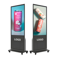 Pantalla Digital Publicitaria LCD de 43 50 55 65 Pulgadas, Soportes Verticales para Pantallas de Señalización Digital, Señalización Digital y Pantallas Publicitarias
