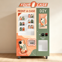 Distributeur automatique de coques de téléphone portable avec impression intégrée pour magasins et centres commerciaux