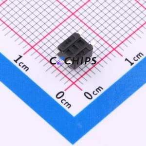 TS010-TBW1EH5.5 Tactile Switch SMD-4P,4.5x4.5mm Switch Single Pole Single Throw Round Button 1.8N Vertical Mount - Product Image 2