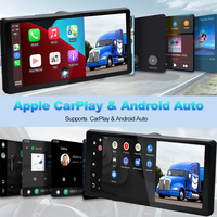 10.36 pouces numérique 4 canaux AHD 1080p DVR écran tactile appuie-tête moniteur sans fil camion caméra de recul système de moniteur Carplay