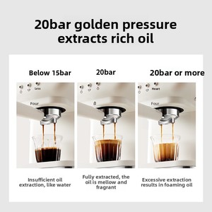 Cross-Border Exclusive <b>Espresso</b> Semi-Automatic Automatic Pump-Pressure Temperature Control Home Office Concentrated - Product Image 4