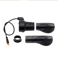 Accélérateur demi-poignée 20X pour vélo électrique, manchon rotatif gauche/droite, connecteur étanche, pour trottinette électrique