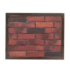 Cheap modern thin white lightweight brick handmade rustic cement 240x60 faux brick veneer for walling